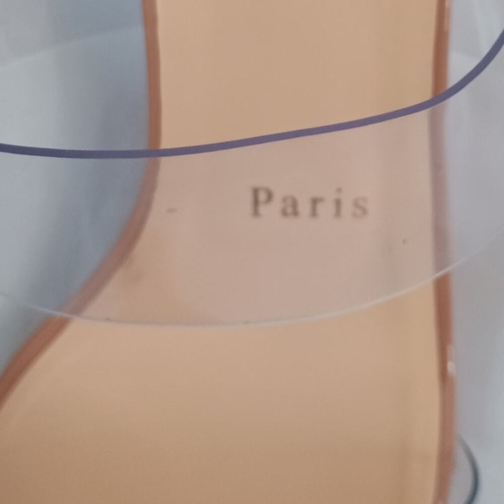 Christian Louboutin Just Nothing Blush Slide Sandals Size 39 (US 9) Pre‑Owned - Picture 12 of 16